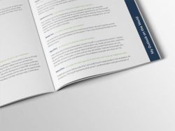 Image shows a close up of an inner page of the workbook for Training Central's SDI and Self-awareness training materials.