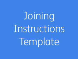 Image shows the text logo for Training Central’s free joining instructions template